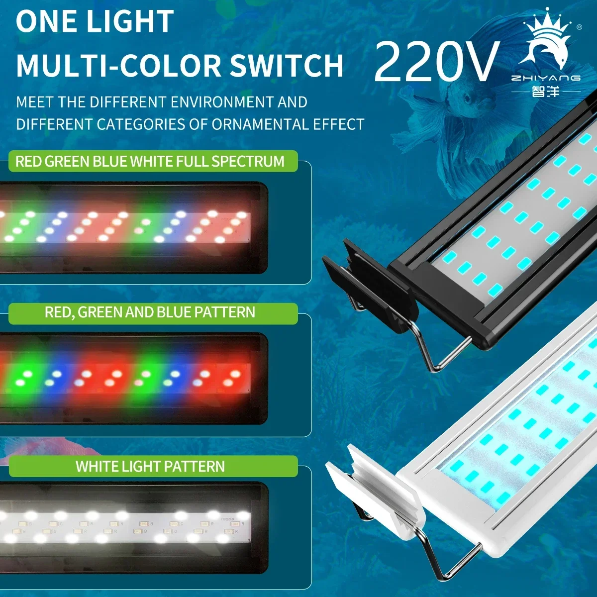 Aquarium Fish Light - 220V Aquarium Licht LED Licht Ständer