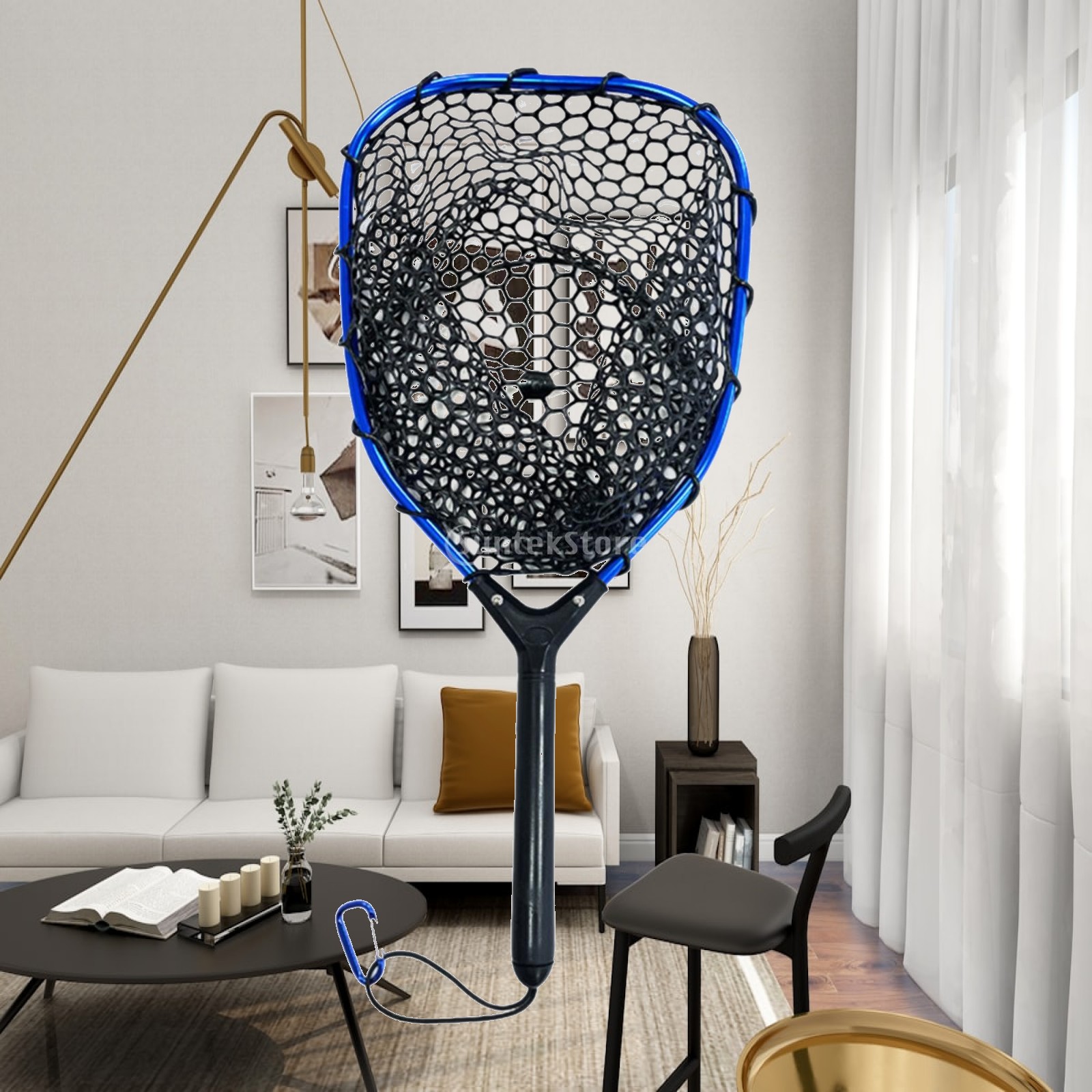Fish Net Handle - Fischernetz, Silikonnetz, leichtes Landungsnetz, Griff aus