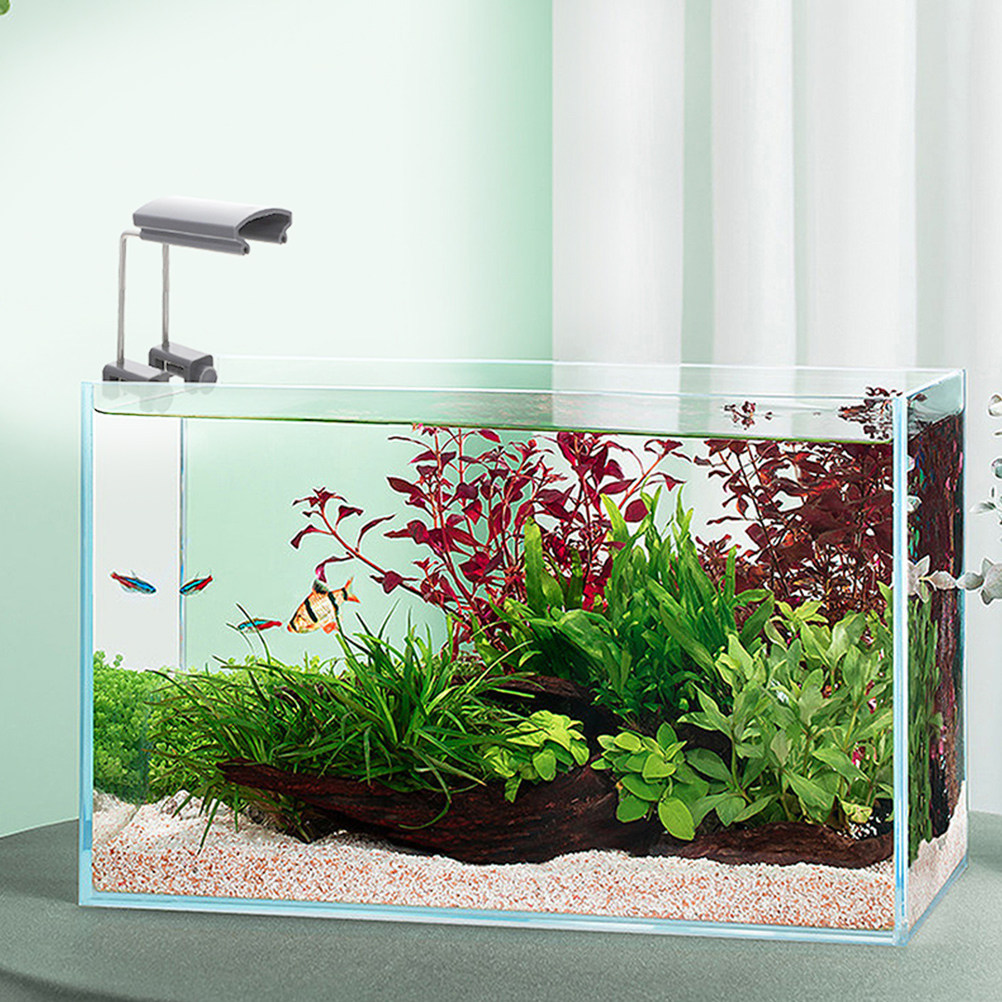 Aquarium Fish Light - 2er-Set Aquarium-Lampenständer, verstellbare LED-Aquariumhalterung, Fischbecken-Lampenhalter für