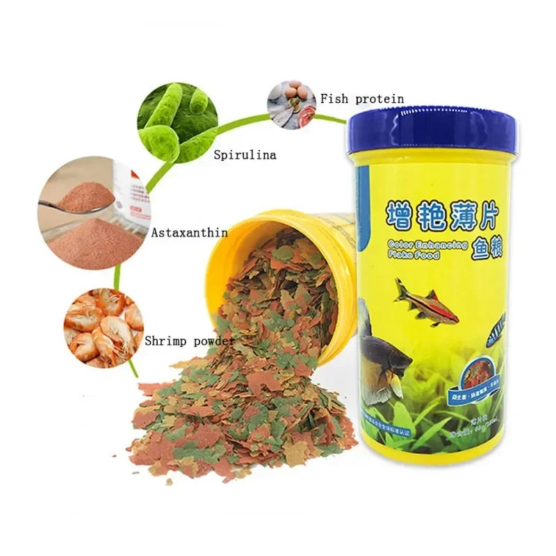 Fish Food Flake - Fischfutter zum Färben und Aufhellen des