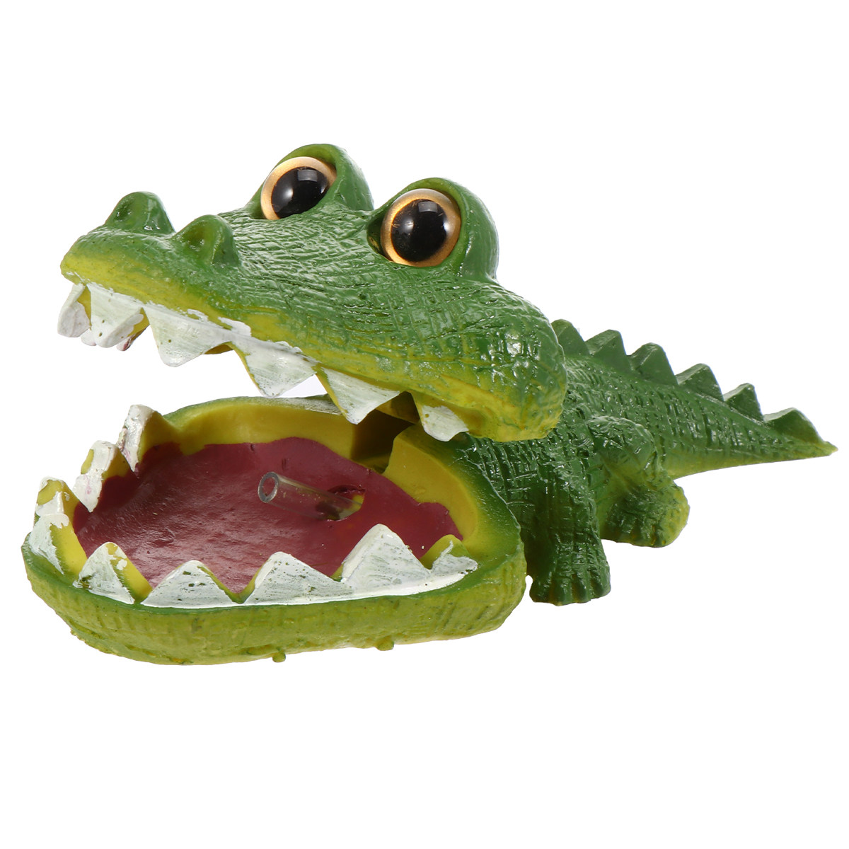 Aquarium Fish Alligator - Sprudelnder Alligator Aquarium-Dekoration aus Kunstharz, Kreative