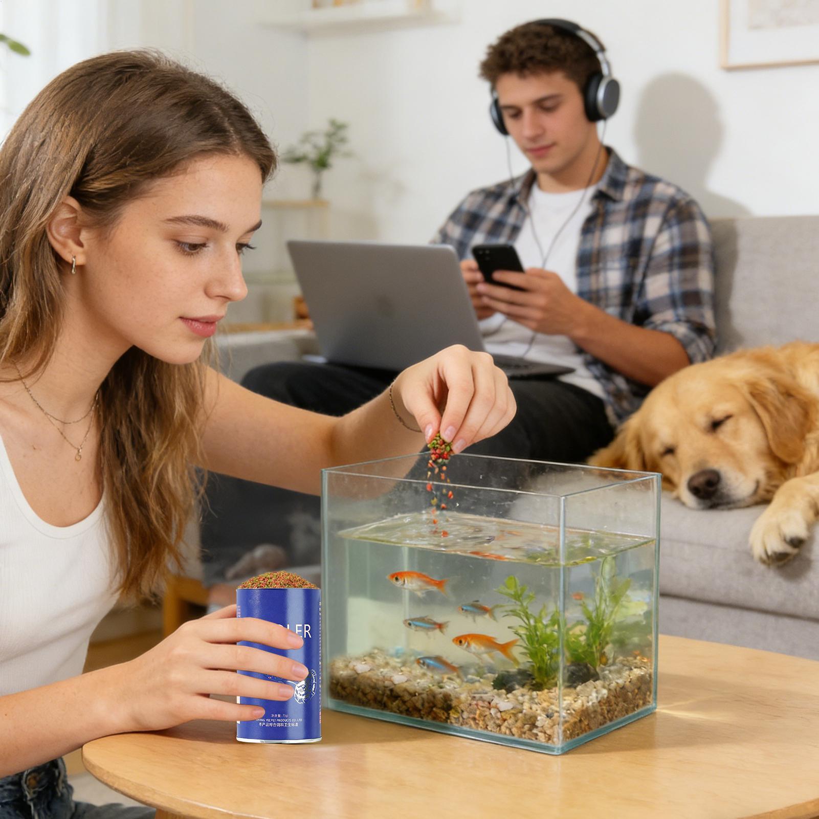 Aquarium Fish Restaurant - Betta-Futter Zierfischfutter Aquariumfischfutter für Züchter, Hobbyisten,