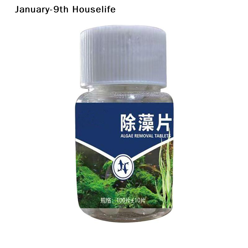Aquarium Fish Green - 1/2/3 Flaschen Aquarium-Algenreiniger-Tabletten zur Entfernung von