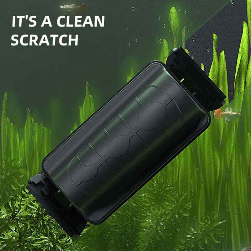 Algae Scraper Blade - Magnetische Aquarium-Bürsten, schwimmend, sauberes Glas, Fenster,