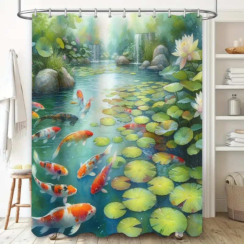 Lebhafter Fisch-Duschvorhang m – Aquarium Fish Koi Bewertung und Preis