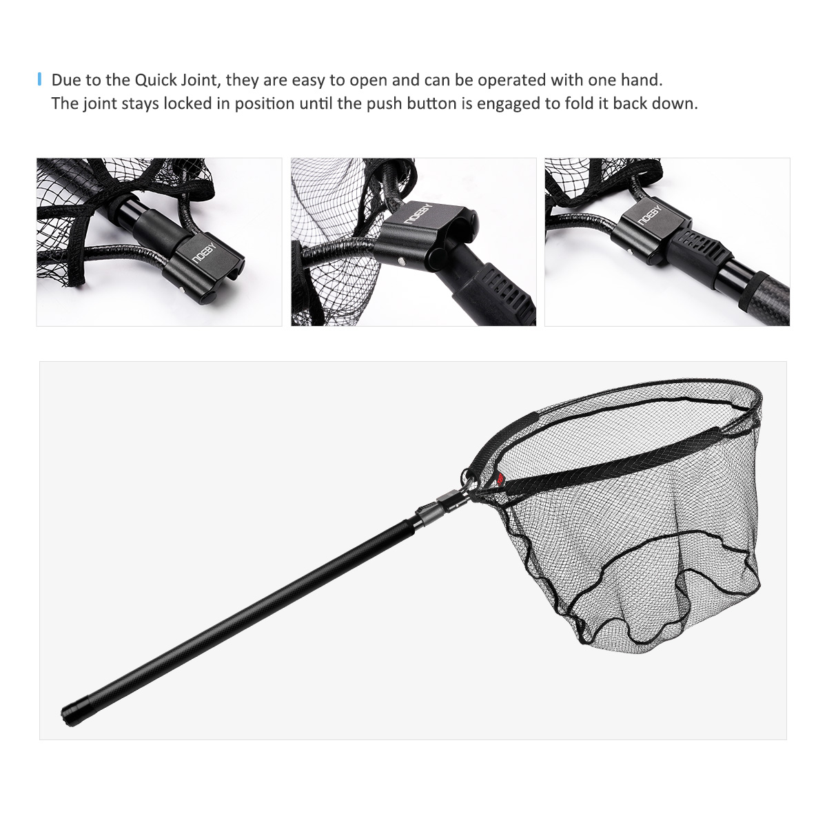 NOEBY Teleskopischer Landungsn – Fish Net Handle Bewertung und Preis