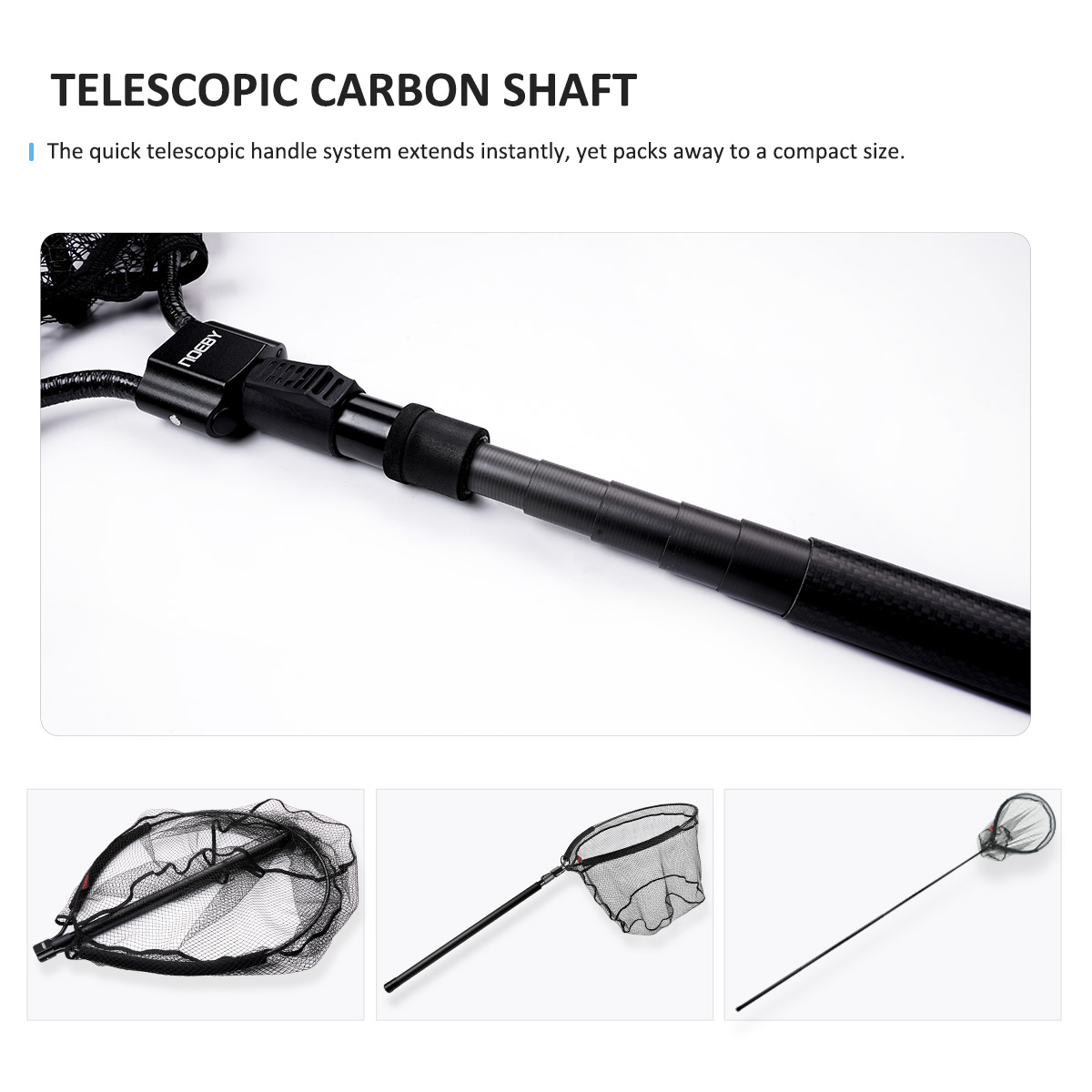 NOEBY Teleskopischer Landungsn – Fish Net Handle Bewertung und Preis