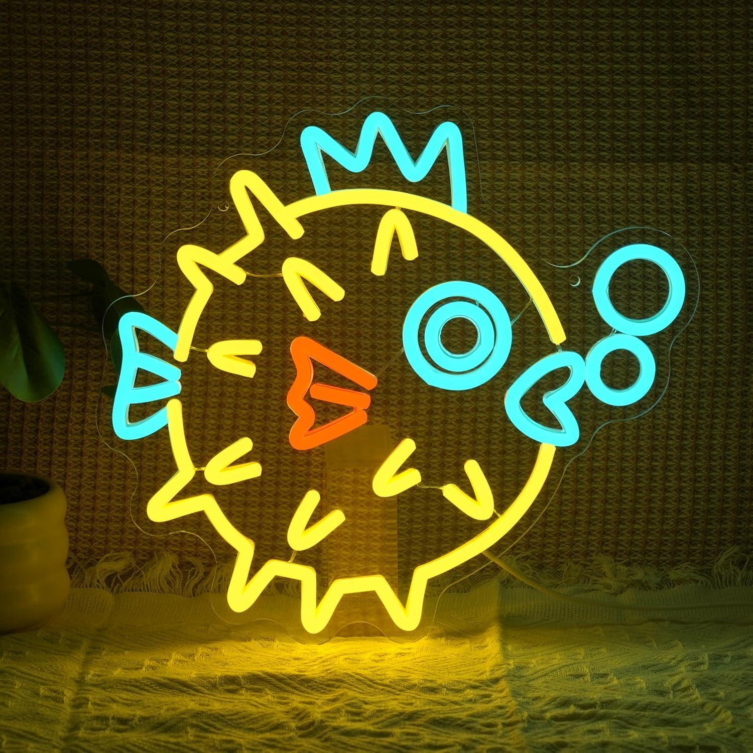Pufferfisch Neonschild Dimmbar – Aquarium Fish Restaurant Bewertung und Preis