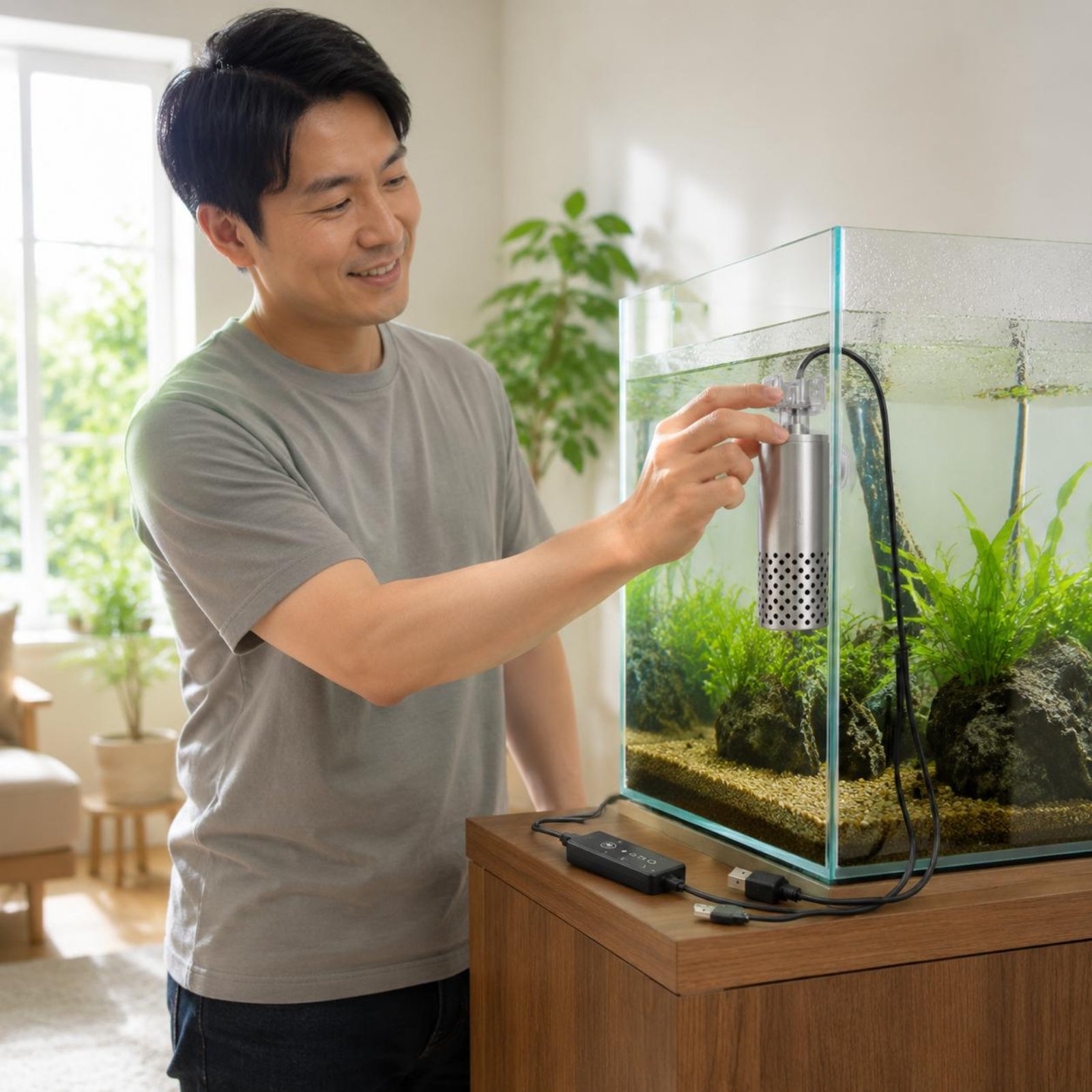 Elektrischer Oberflächenskimme – Aquarium Fish Low Maintenance Bewertung und Preis