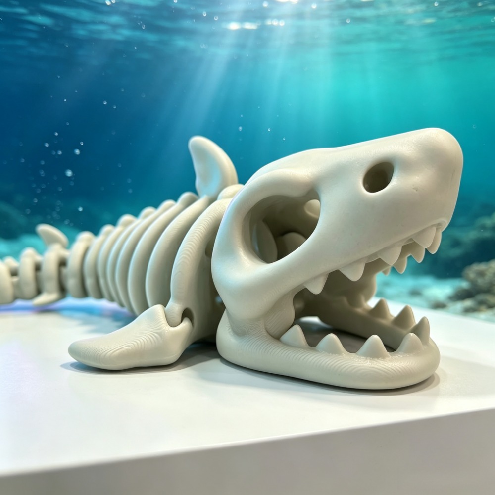 Haifisch-Skelett Aquarium-Deko – Aquarium Fish Cartoon Bewertung und Preis