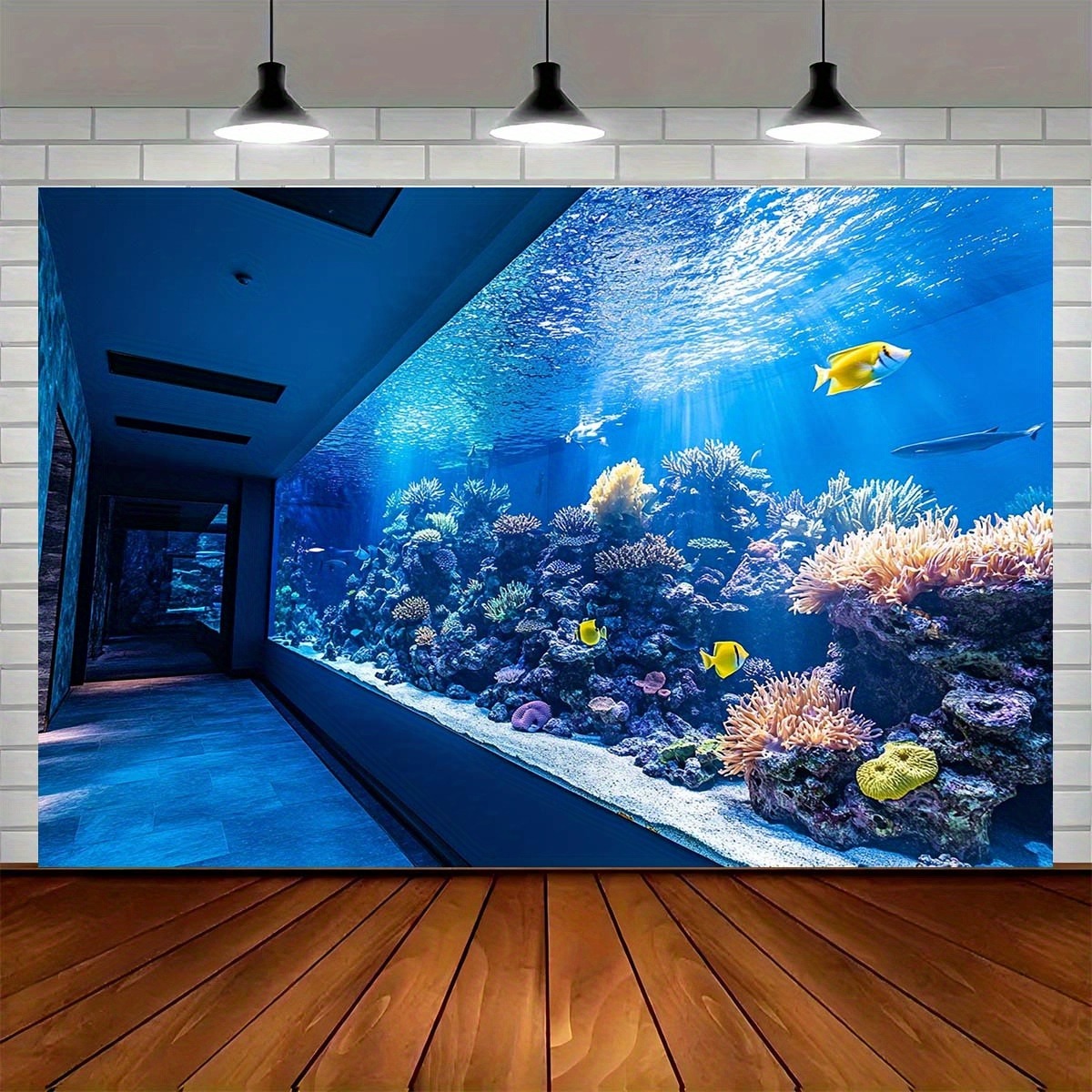 Lebendiger Unterwasser-Aquariu – Fish Aquarium Home Bewertung und Preis