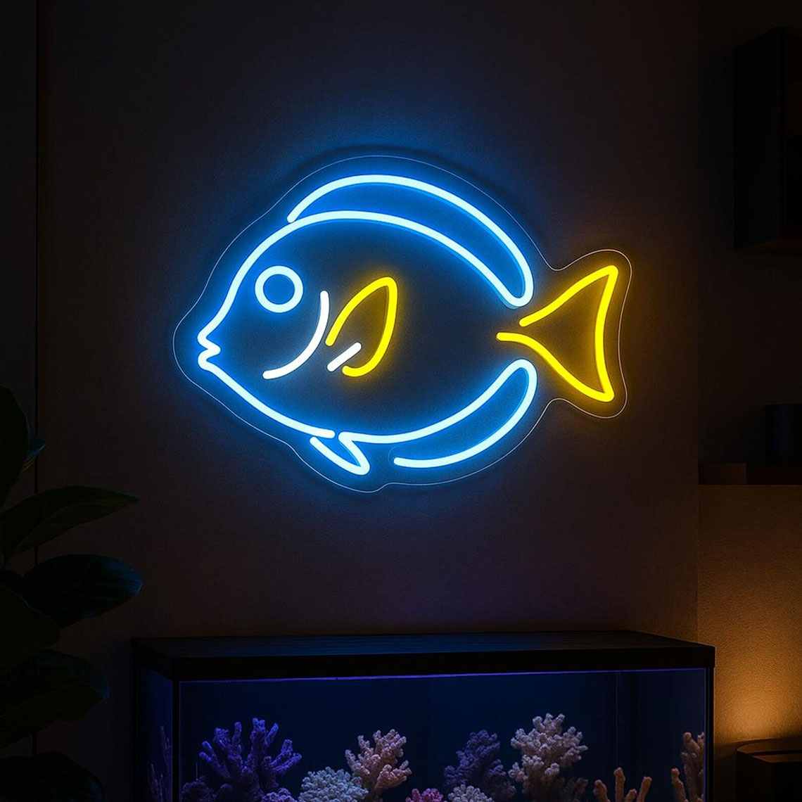 Tropische Fische Neon-Schild O – Aquarium Fish Restaurant Bewertung und Preis