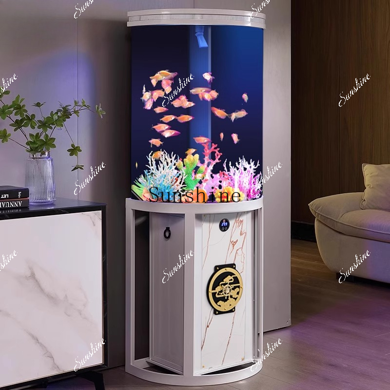 Halbkreisförmiges Wohnzimmer,  – Aquarium Fish Light Bewertung und Preis