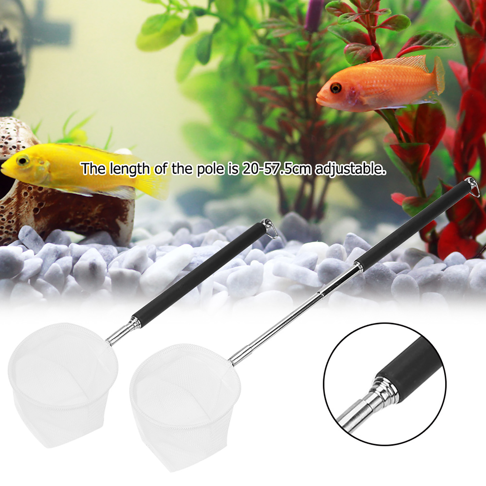 Verstellbares Aquarium-Fischer – Fish Net Handle Bewertung und Preis