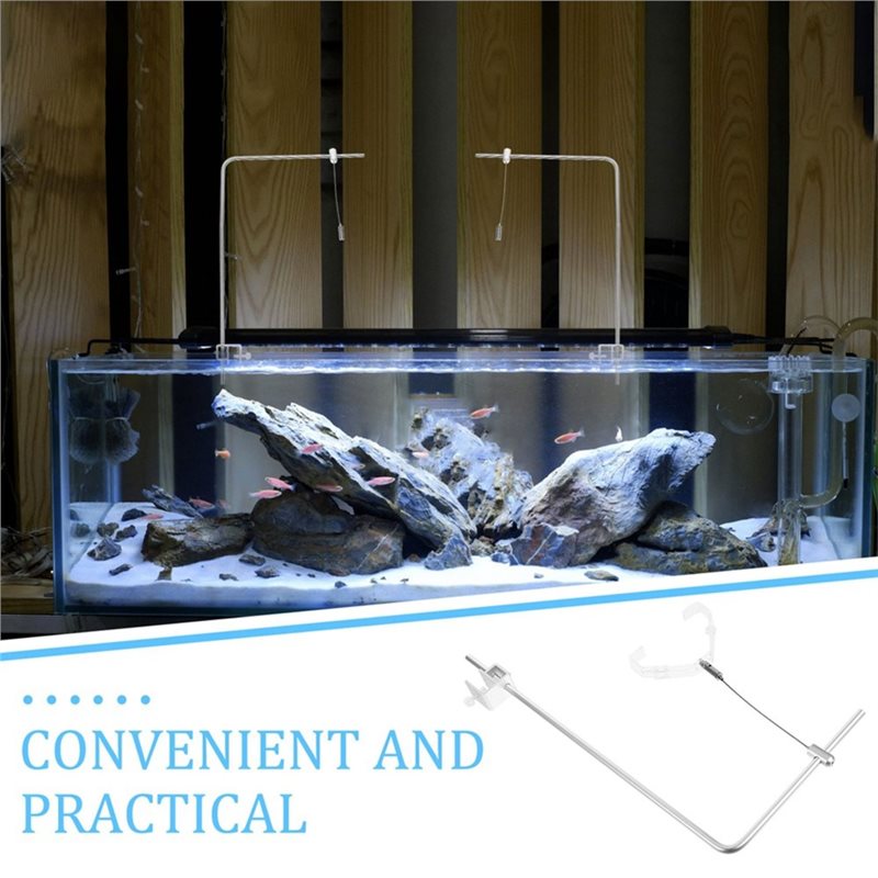 AB41-2Pcs Aquarium-Lichtstände – Aquarium Fish Light Bewertung und Preis