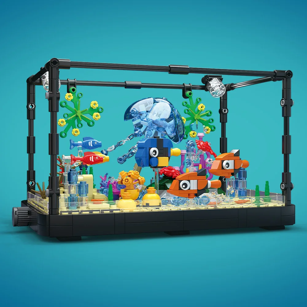 Aquarium-Baustein-Set mit Lich – Aquarium Fish Light Bewertung und Preis