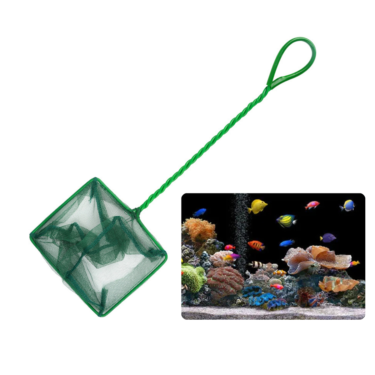 3 ~ 10 Zoll Tragbare Nylon Grü – Aquarium Fish Green Bewertung und Preis
