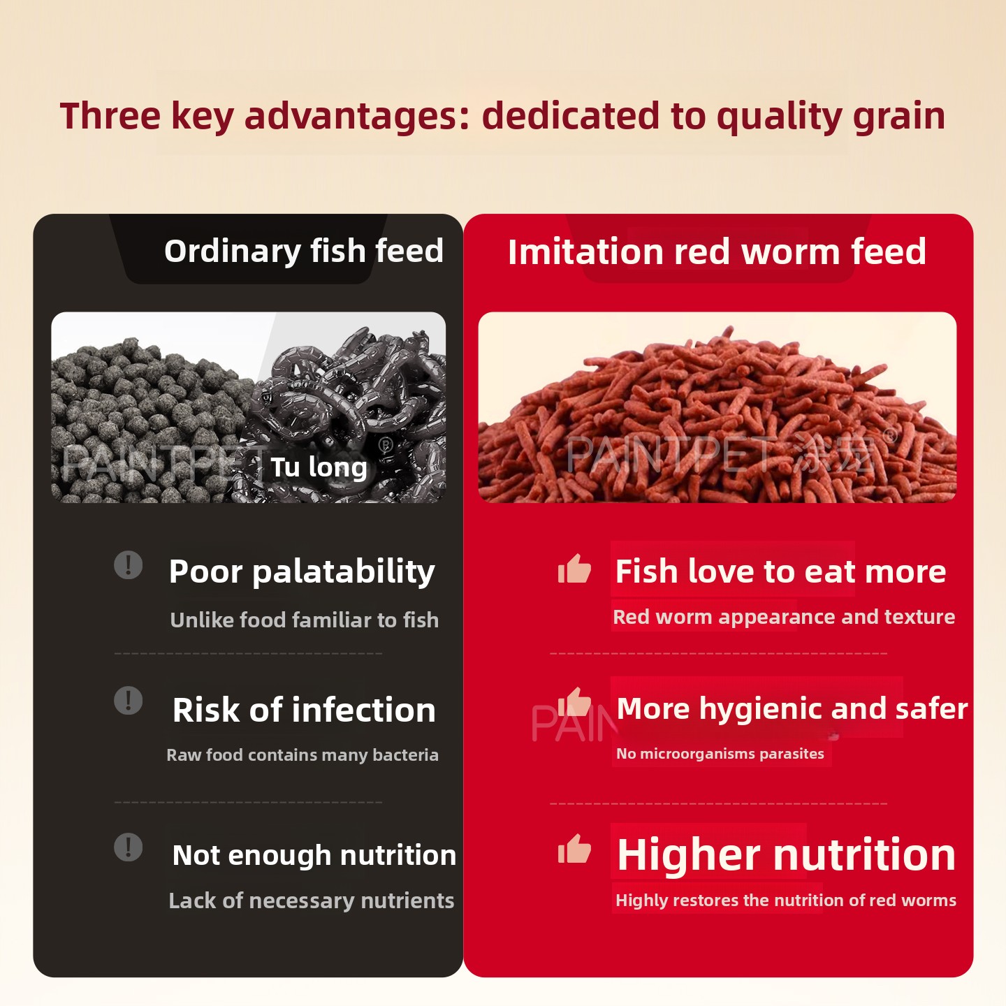 PAINTPET Bio-Mimetisches Blutw – Fish Food Flake Bewertung und Preis