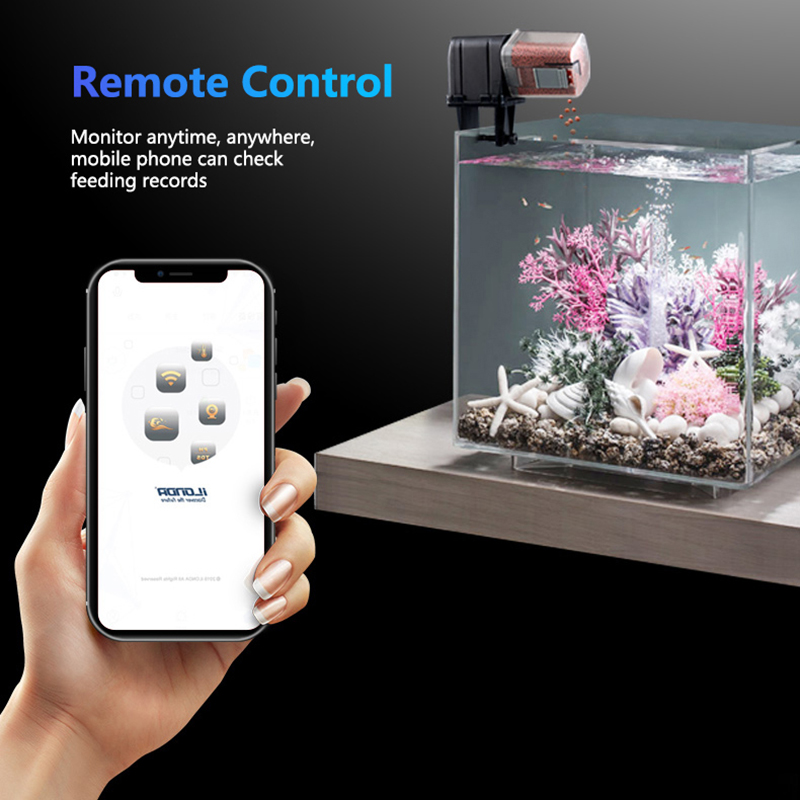 Smart WiFi Fisch Feeder Fernbe – Aquarium Fish Holiday Food Bewertung und Preis