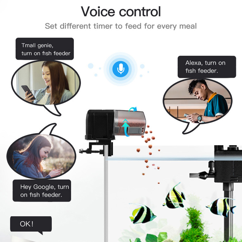 Smart WiFi Fisch Feeder Fernbe – Aquarium Fish Holiday Food Bewertung und Preis