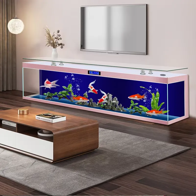 Quadratisches TV-Ständer-Aquar – Aquarium Fish Low Maintenance Bewertung und Preis