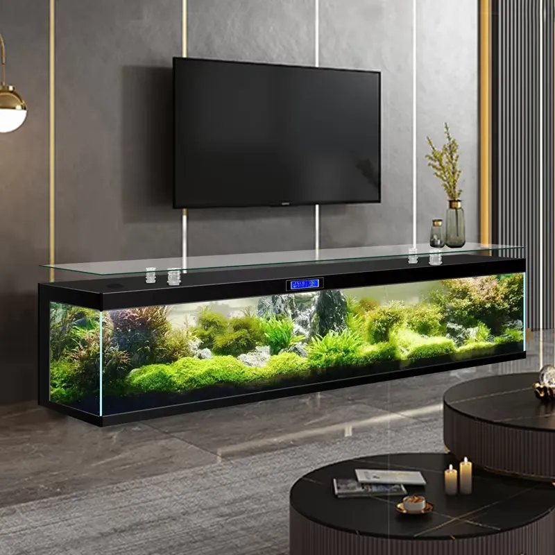 Quadratisches TV-Ständer-Aquar – Aquarium Fish Low Maintenance Bewertung und Preis