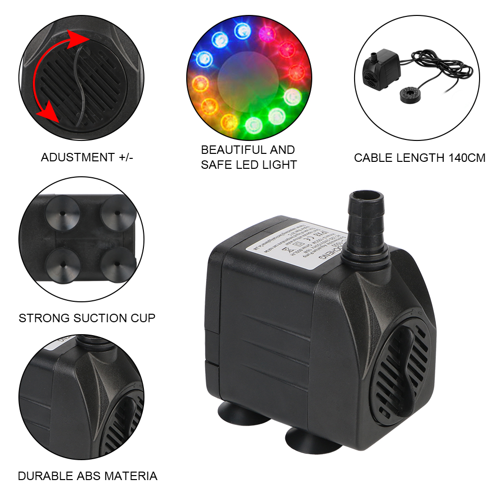 Tauchbrunnen, extrem leise Was – Aquarium Fish Light Bewertung und Preis